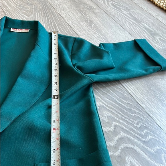 Vintage Teal Women's Blazer - Picture 5 of 6